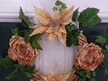 #artificialflowers#fakeflowers#fauxflowers#wreath#cane#gold#peonies#christmas