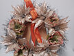 #artificialflowers#fakeflowers##fauxflowers#wreath#cane#orange#poppy#christmas