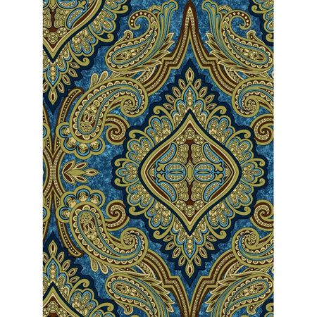 Aruba Paisley Teal Gold RJR3579001