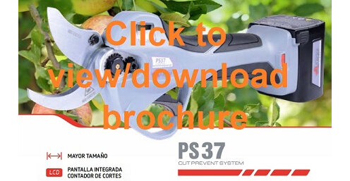 Arvipo PS37 cordless electric pruning shears - download pdf