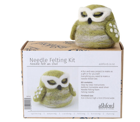 Ashford Needle Felting Kit - Owl