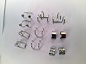 Assorted Non Pierced (Faked Earring) Silver Cuff Earring Set Of 12