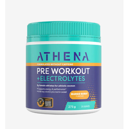 ATHENA Pre Workout+Electrolytes Mango 275g