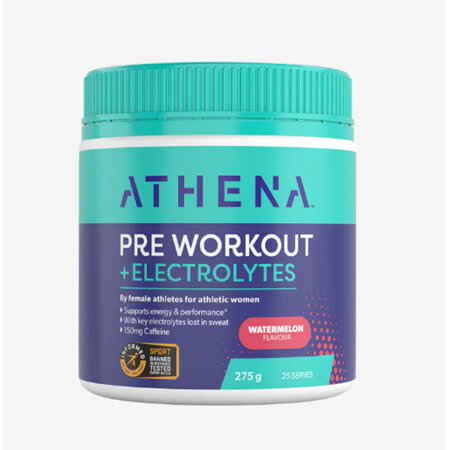 ATHENA Pre Workout+Electrolytes Watermelon 275g