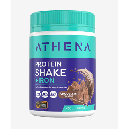 ATHENA Protein Shake + Iron Chocolate 450g