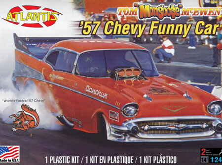 Atlantis 1/24 Tom Mongoose McEwen 1957 Chevy Funny Car (ALM7172)