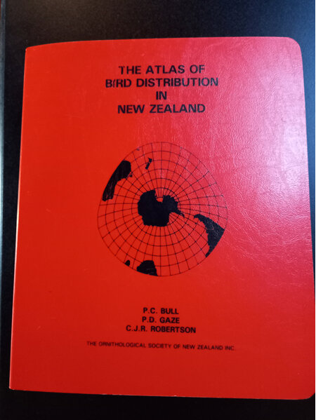 Atlas of Bird ditribution in NZ