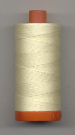 Aurifil Quilting Thread 40, 50 or 80wt Light Lemon 2110