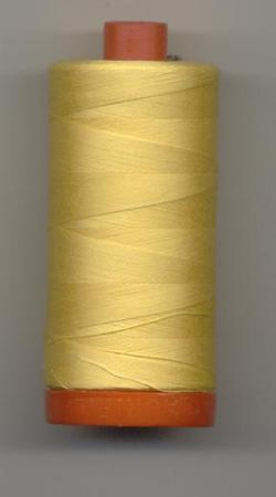 Aurifil Quilting Thread 40, 50 or 80wt Pale Yellow 1135