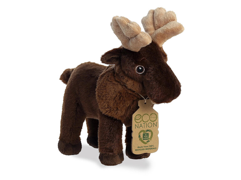 Aurora Eco Nation Moose Plush recycled soft toy kids