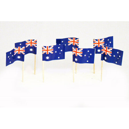 Australian Flag Picks x 20