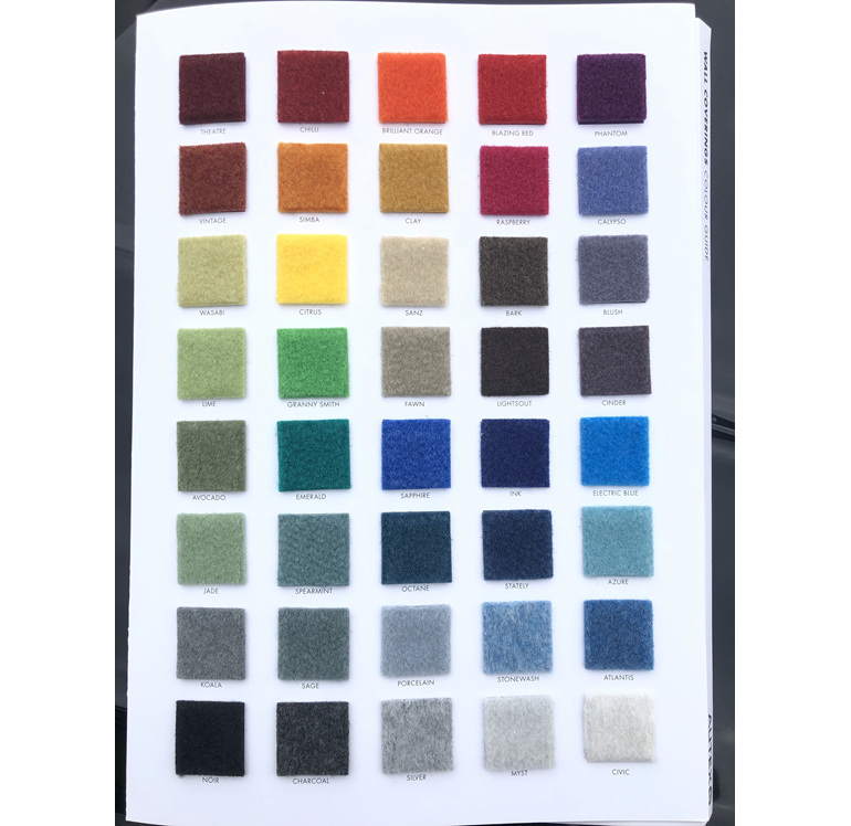 Autex Composition Colour Guide