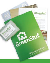 Autex Greenstuf, free sample. polyester insulation, itchy free insulation