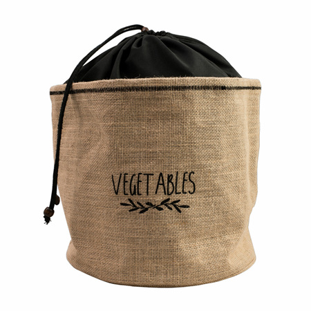 Avanti Vegetable Storage Bag - 24 x 24cm - Jute