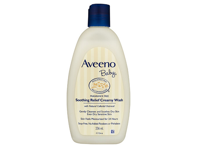 AVEENO Baby Sooth Cream Wash 236ml. moisturising soap-free soothing