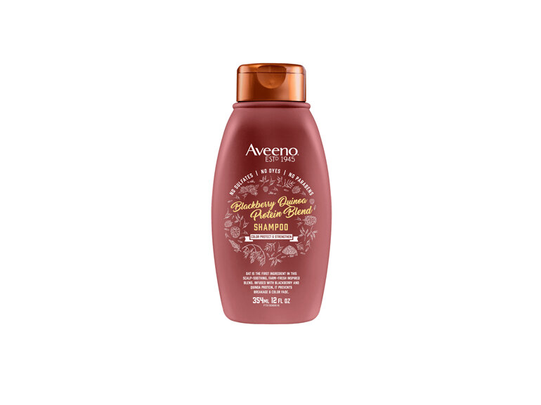 AVEENO Blackberry & Quinoa Shampoo 354ml strengthening colour protection