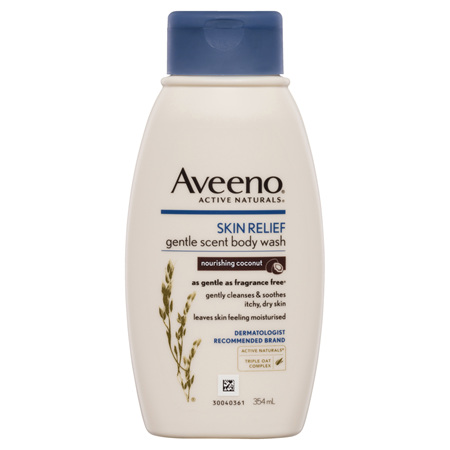 Aveeno Skin Relief Gentle Scent Body Wash Nourishing Coconut 354mL