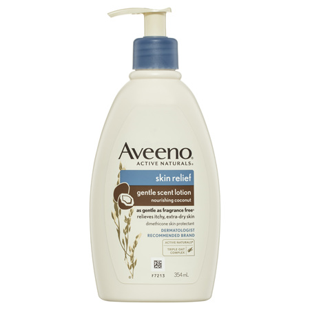Aveeno Skin Relief Gentle Scent Lotion Nourishing Coconut 354mL