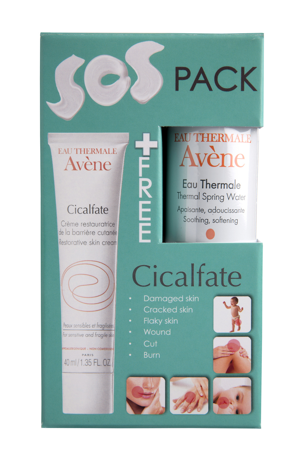 AVENE Cicalfate Cream 40ml + Water 50ml - Unichem John's ...