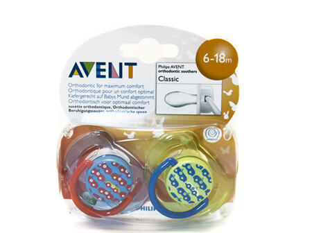 Avent Pacifiers 6-18m