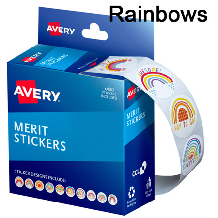 Avery Merit Stickers - 24mm