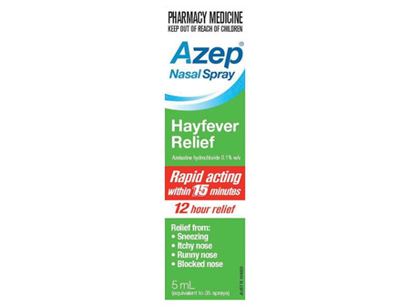 AZEP HAYFEVER RELIEF N/S 0.1% 5ML 1