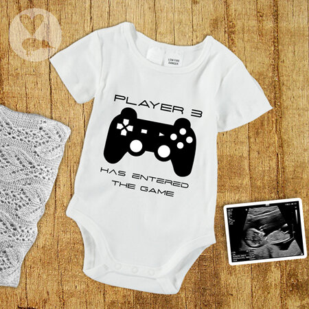 Baby Announcement Bodysuit - Player 3