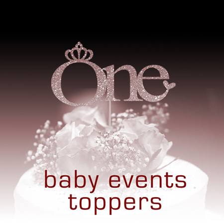 Baby Events Cake Toppers