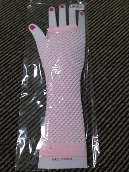 Baby Pink Netting Glove