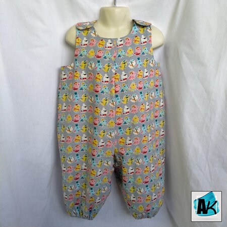 Baby Romper Suit, 12-18 months – Vintage look Chicks