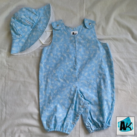 Baby Romper Suit & Hat Set, 3-6 months – Blue Bees
