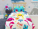 Baby Shark Fintastic Reversible Single Duvet Cover Set