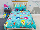 Baby Shark Fintastic Reversible Single Duvet Cover Set