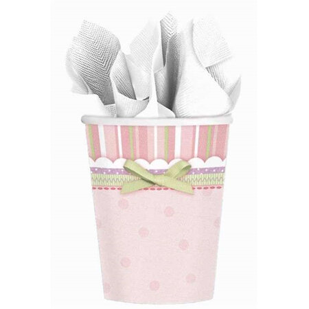 Baby Shower Cups x 8 - Girl