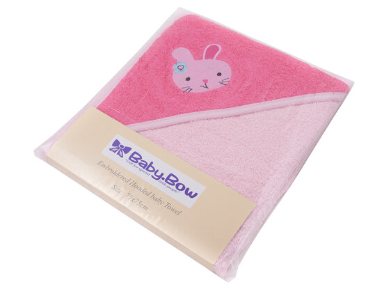#baby#hooded#towel#pink