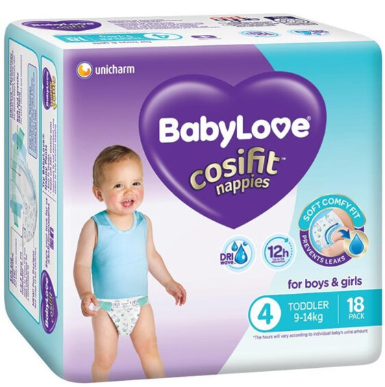 Babylove Cosifit Nappies Toddler 18