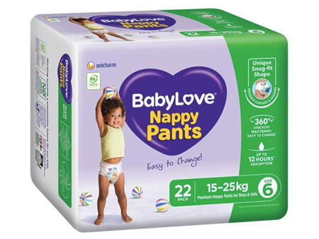 Babylove Nappy Pants  Junior 22