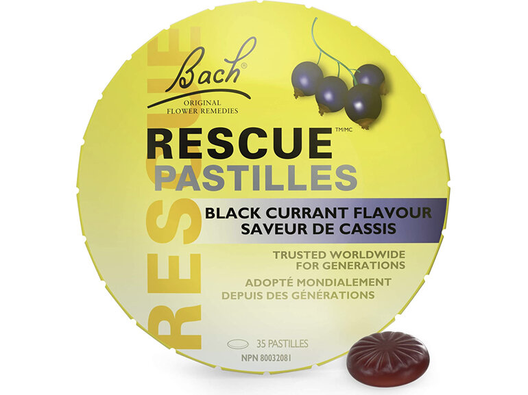 Bach Rescue Pastilles Rescue Remedy Lollies Blackcurrant flavour 50g