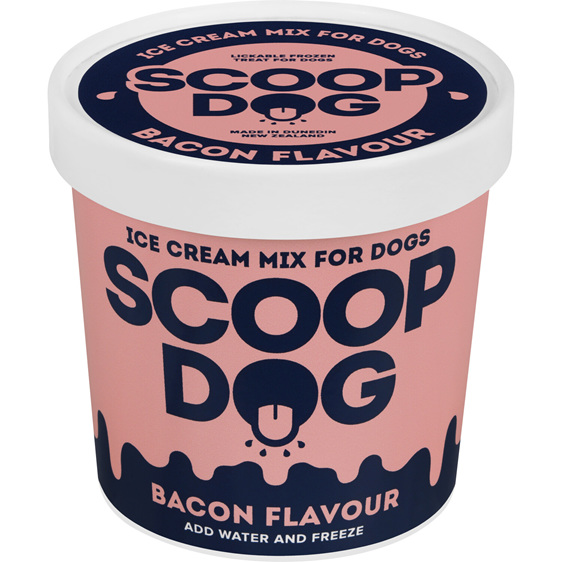 Bacon flavored icecream for dogs