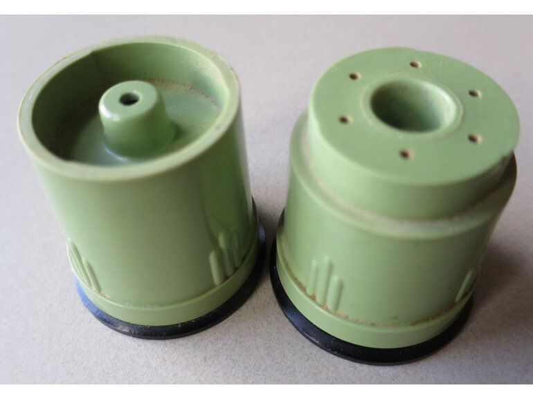 Bakelite salt and pepper