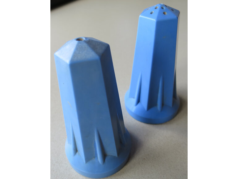 Bakelite salt and pepper