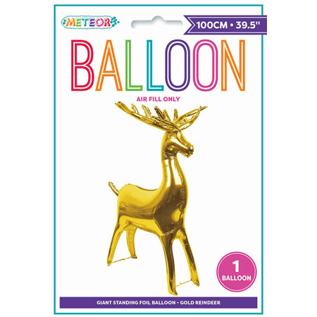 Balloon -Reindeer gold  100cm! air fill only