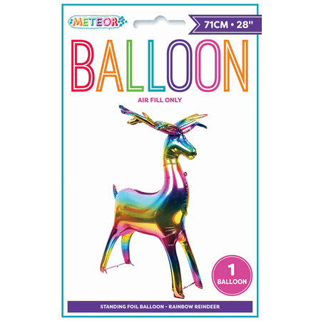 Balloon Reindeer rainbow balloon - 100cm!