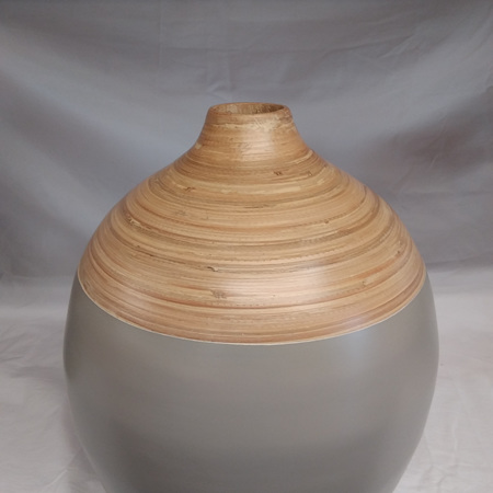 Bamboo fibre vase C3513