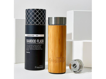 Bamboo flask