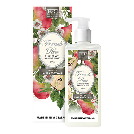Banks & Co French Pear Hand & Body Wash 300ml