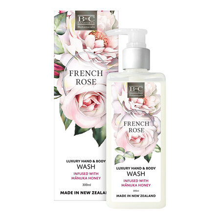 Banks & Co French Rose Hand & Body Wash 300ml