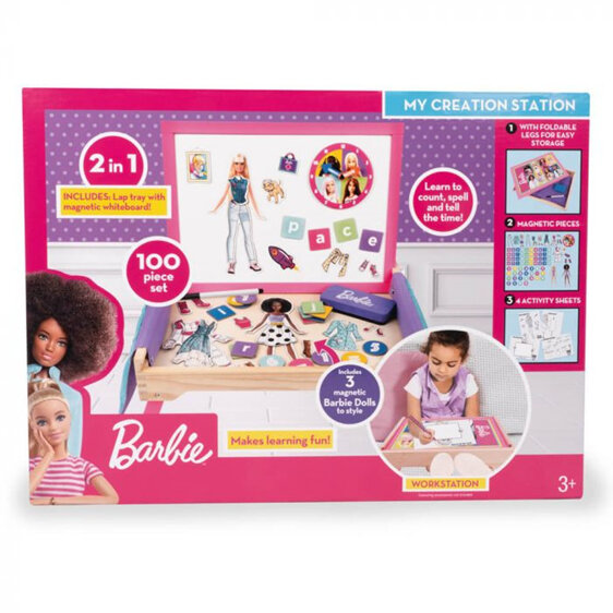 Barbie My Wooden Creation Station 2 in 1 Lap Tray activity