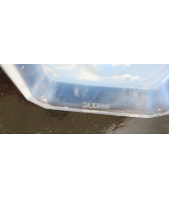 Barolac opalescent glass dish