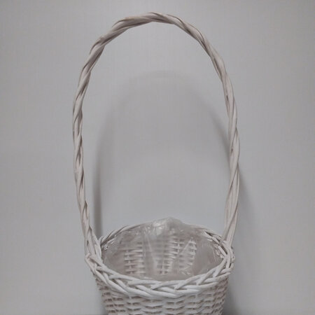 Basket White Cane 0578